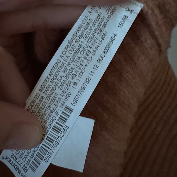 Zara buttoned knit cardigan pink 11-12 years - Picture 2 of 4